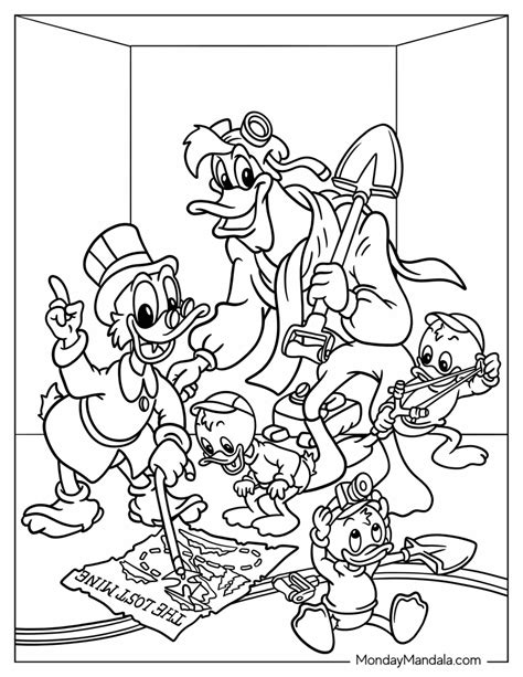 Ducktales Coloring Pages Free Pdf Printables