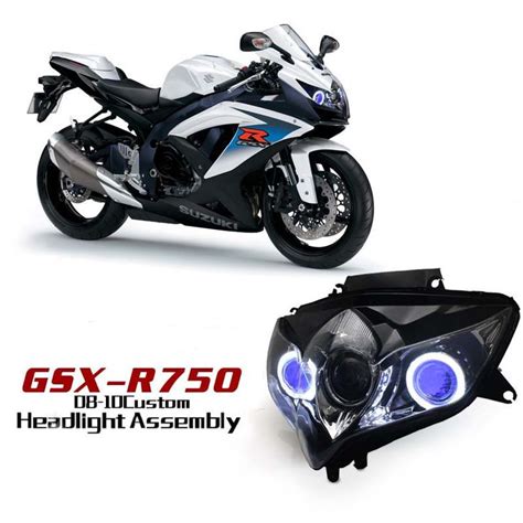 Suzuki GSX R750 2008 2010 Super Bright LED Angel Eye