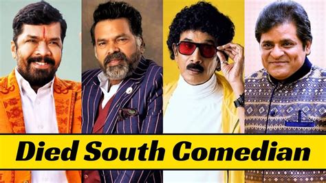 15 Rip South Indian Comedian Who Died Recently Tamil Telugu