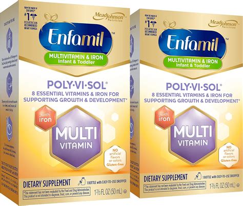 Enfamil Prenatals And Baby Vitamin Poly Vi Sol With Iron Multivitamin