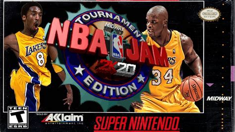 Nba Jam 2k20 Tournament Edition Snes Playthrough Kobe Bryant