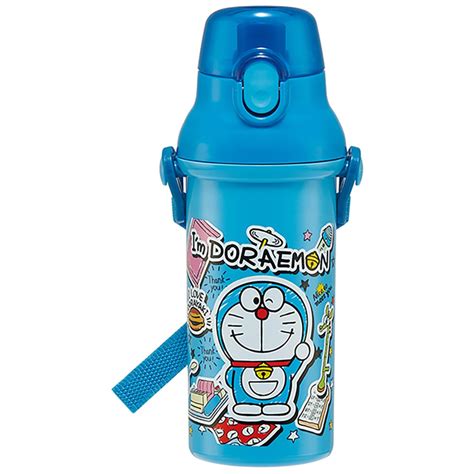 抗菌食洗機対応直飲プラワンタッチボトル Im Doraemon ステッカー Psb5sanag｜郵便局のネットショップ