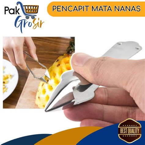 Jual Penjepit Pengupas Mata Nanas Stainless Steel Pineapple Seed