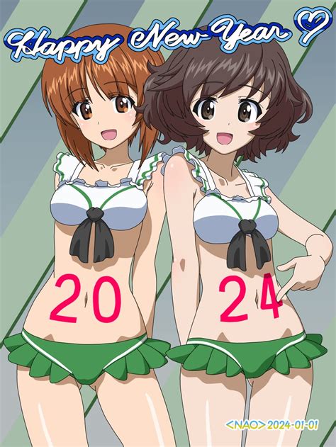 Nishizumi Miho And Akiyama Yukari Girls Und Panzer Drawn By Naotosi