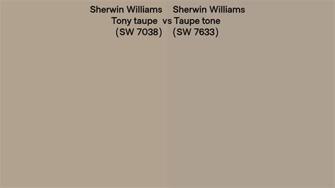 Sherwin Williams Tony Taupe Vs Taupe Tone Side By Side Comparison