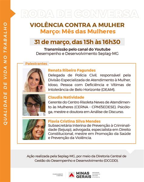 Webinário Sobre Violência Contra A Mulher Seplag E Dcgdd