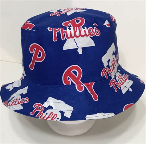 Phillies Eagles Bucket Hat Reversible Unisex Sizes S Xxl Etsy