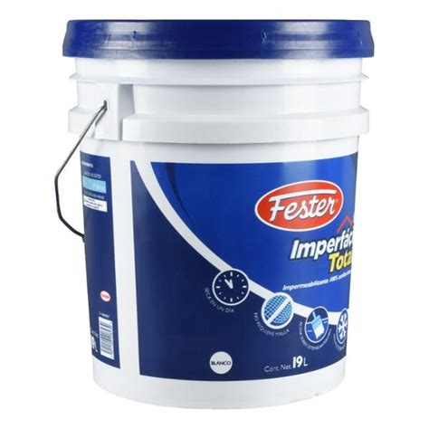 Impermeabilizante Fester ImperfÁcil Total 6 AÑos Blanco 19 L The Home