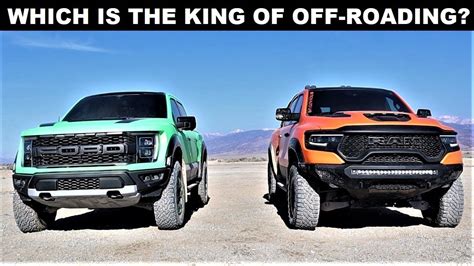 2022 Ram TRX Vs 2022 Ford Raptor Is The Ram TRX Better Than The Ford