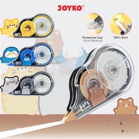 Jual Correction Tape JOYKO CT 522 CTFR Cute Friends Fancy Tipe X Tipex