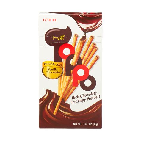 Lotte Toppo Pretzel Sticks Vanilla Chocolate