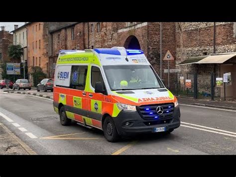 Passaggio Ambulanza DELTA 3 SUEM Vicenza In Sirena YouTube