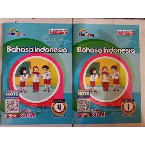 Jual Bahasa Indonesia Untuk SD MI Kelas 1 4 Semester 2 Kurikulum