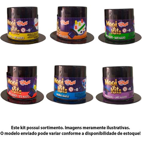 Kit Truques Mágicas Infantil Cartola MagiKits Sortido Toyng