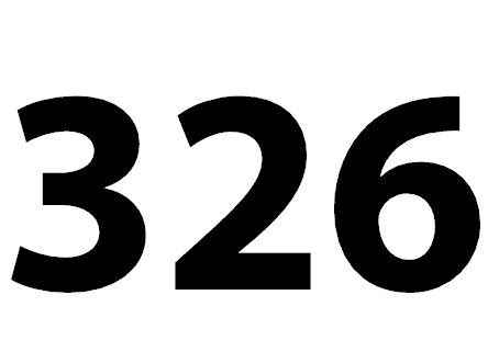 Zahl 326