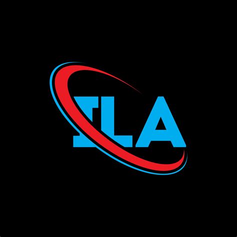 Logotipo De Ila Carta De Ila Diseño Del Logotipo De La Letra Ila