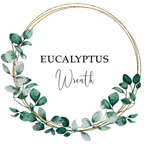 Watercolor Eucalyptus Wreath With Gold Frame Wedding Invites Etsy