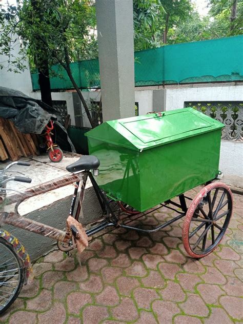 Green Garbage Cycle Ricshaw Pack Body At Rs In Nashik Id