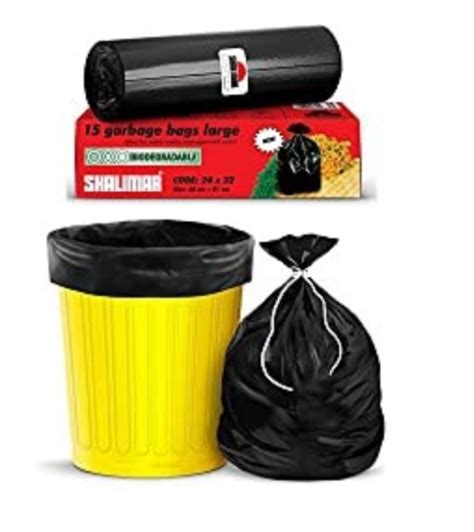 Black Shalimar Premium OXO Biodegradable Garbage Bags At Rs 78 Pack