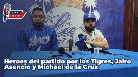 Jairo Asencio Michael De La Cruz En La Rueda De Prensa Del Licey