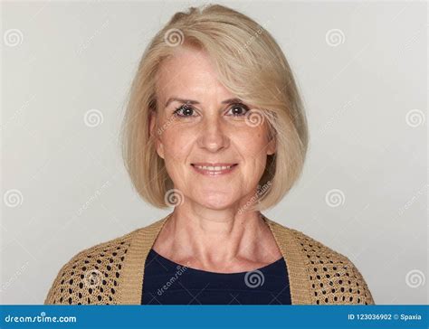 Beautiful Old Woman Smiling Stock Photo Image Of Elderly Elegant