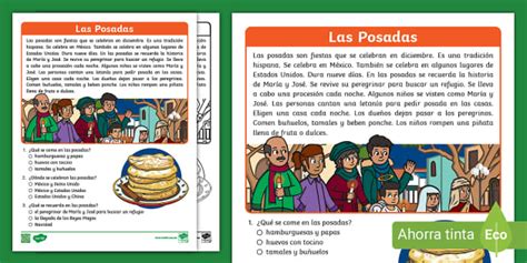 Las Posadas Lectura Para Primaria Baja Professor Feito