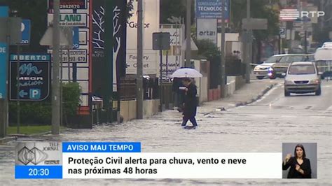 Alerta De Mau Tempo Em Portugal Para As Próximas 48 Horas