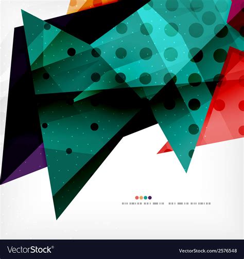 Modern 3d Glossy Overlapping Triangles Royalty Free Vector