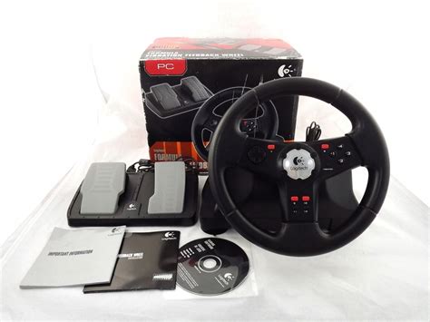 LOGITECH FORMULA VIBRATION FEEDBACK WHEEL E-UK12 - 7681304903 ...