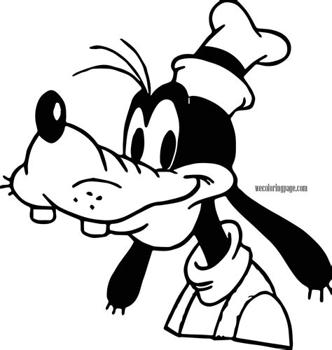 Goofy Face Big Nose Side Coloring Pages