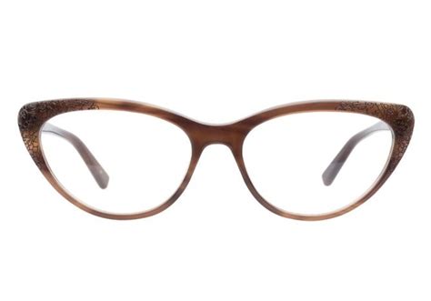 Valentino 2638 236 Striped Brown Designer Glasses For Men Glasses