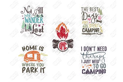 Camper Svg Bundle Camping