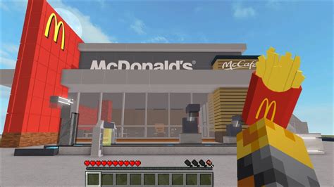 Minecraft Working At Mcdonalds With Our Zombie Building Our Mcdonalds