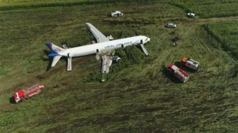 Russian Passenger Plane Makes Emergency Landing In Cornfield