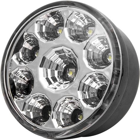 Daytime Running Lights Maso Round Light White 12v 9 Led