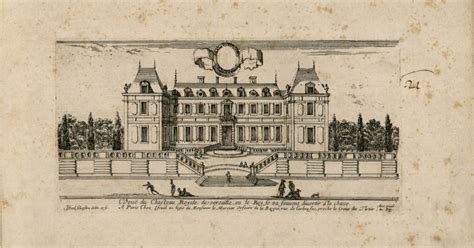 Le Château De Versailles En 1660 1664 Par Israël Silvestre Château