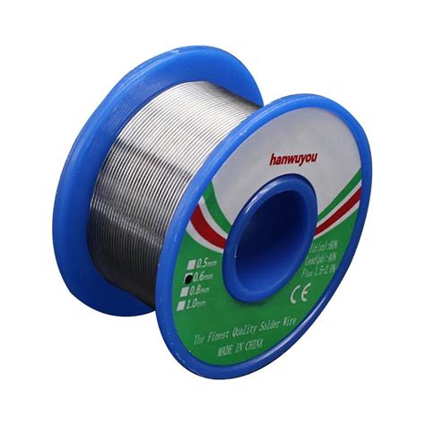 60 40 Tin Lead Rosin Core Solder Wire For Electrical Solderding 05mm