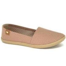 Sapatilha Alpargata Feminina Nobuck Microperfuros Moleca Nude Shopee Brasil