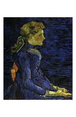 Portrait Of Adeline Ravoux Art Print Vincent Van Gogh Art