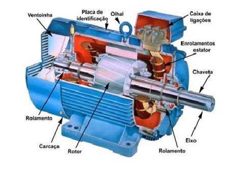 Componentes Motores elétrico Trifásico