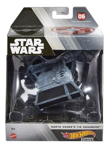 Nave De Metal Star Wars Darth Vader S Tie Adv Hot Wheels
