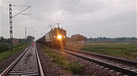 Goods Train Carrying Boggies With WAG 9HC 32706 TKD Video YouTube