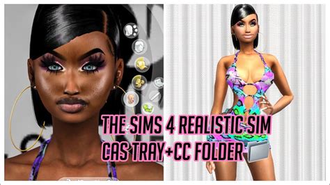 The Sims 4 Realistic Sim Cas Tray Cc Folder Youtube