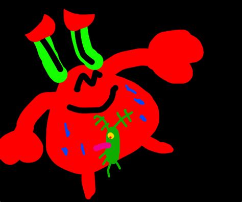 Mr Krabs And Plankton Having An Affair Drawception