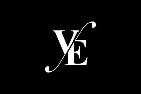 VE Monogram Logo Design By Vectorseller TheHungryJPEG