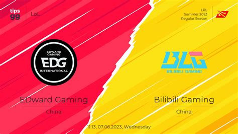 Edward Gaming Vs Bilibili Gaming 07062023 At Lpl Summer 2023 Lol