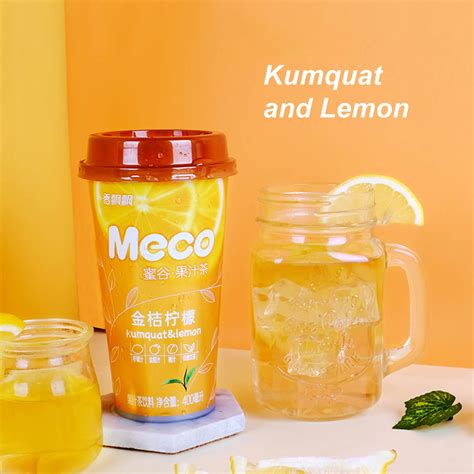 香飘飘 Meco Fruit Tea 3 Units Per Pack Kumquat And Lemon Everyday Emall