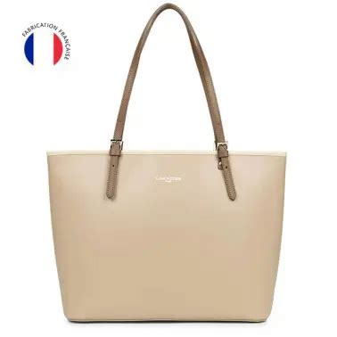 Grand Sac Cabas Constance Nude Nude Clair Vison Lancaster Gandy Fr