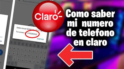 Como Saber Cual Es Mi Numero De Claro Youtube