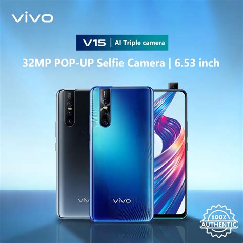 Vivo V15 Phone 8 256gb Smartphone 6 53 Fhd Screen With Pop Up True Full